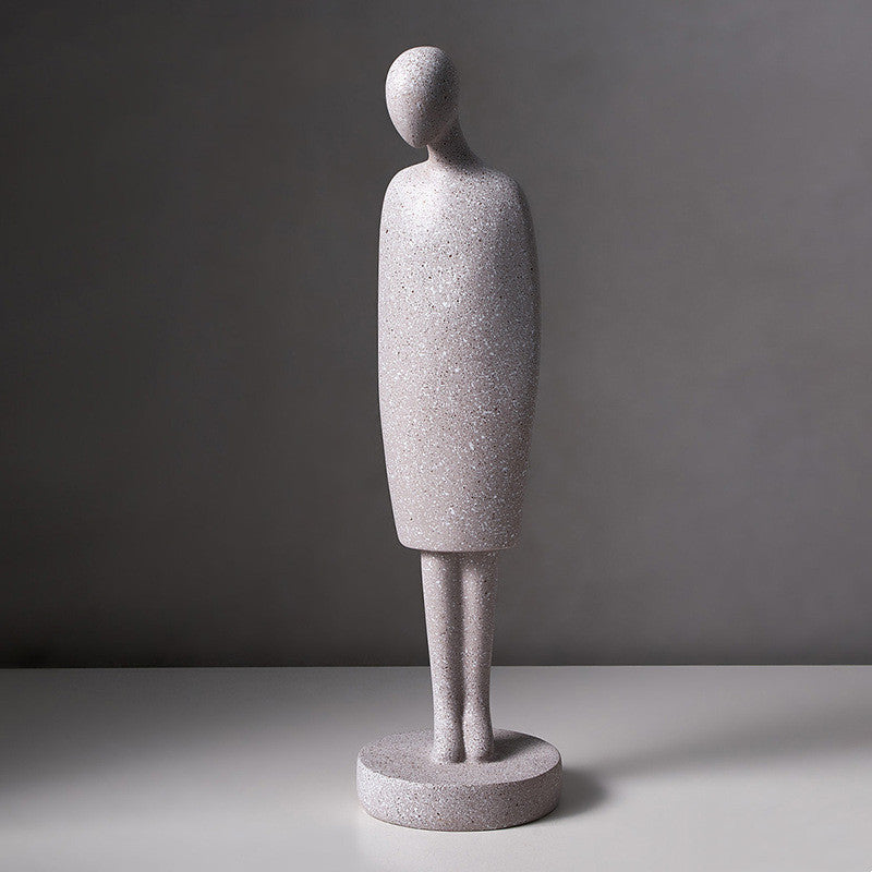 Statua astratta scultura d’arte moderna decorazione estetica per la stanza
