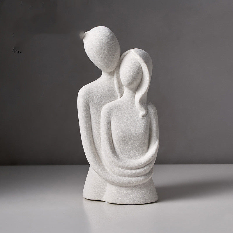 Statua astratta scultura d’arte moderna decorazione estetica per la stanza