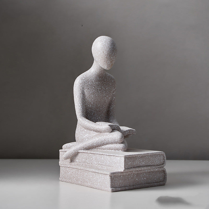 Statua astratta scultura d’arte moderna decorazione estetica per la stanza