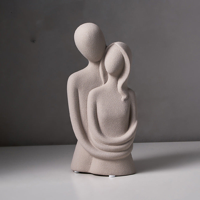 Statua astratta scultura d’arte moderna decorazione estetica per la stanza