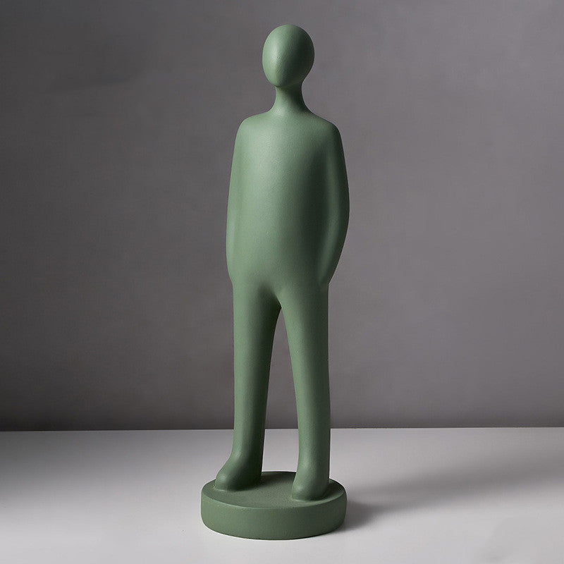 Statua astratta scultura d’arte moderna decorazione estetica per la stanza