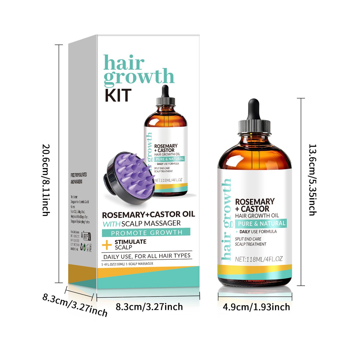 Hair Oil 118ml Dense Long Care