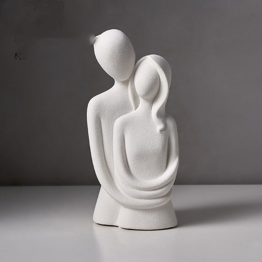 Statua astratta scultura d’arte moderna decorazione estetica per la stanza