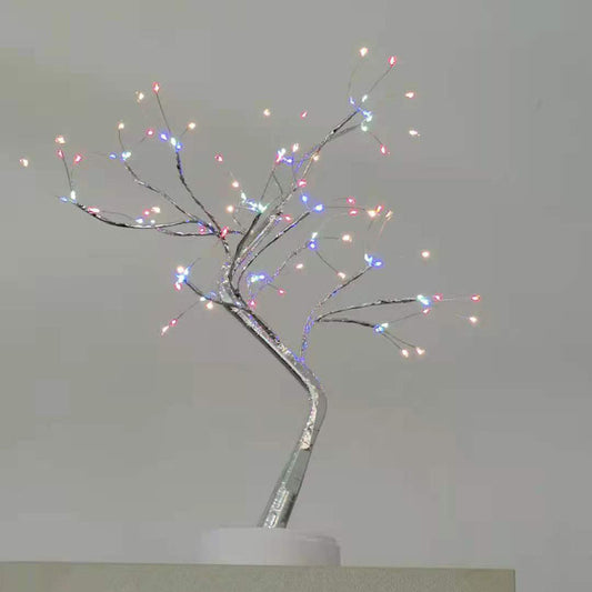 Nuova Luce Colorata, LED Cielo Stellato, Filo di Rame, Lampada a Albero con LED